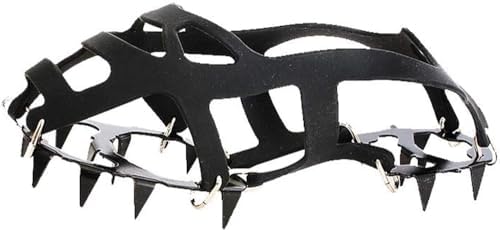 18 Teeth Anti-Slip Ice Snow Grips - Traction Cleats for Shoes & Boots, Durable Ice Grips for Winter Safety, Perfect for Hiking, Walking, and Outdoor Activities