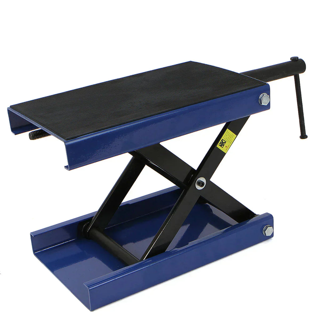 Heavy Duty Motorcycle Jack Center Scissor Lift 1100lbs Dolly Table