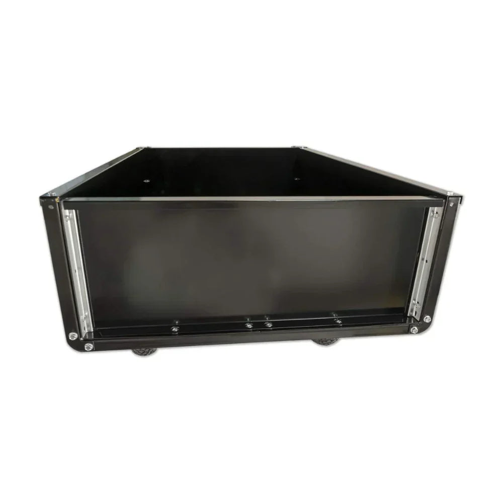 Utility Tow Behind Steel Dump Cart, 750 Pound Capacity