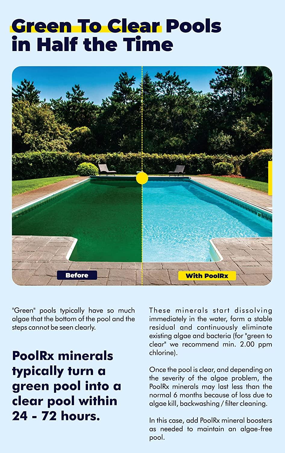 101067 Black Units Swimming-Pool-Algaecides (4 Pack), 20,000-30,000 Gallon