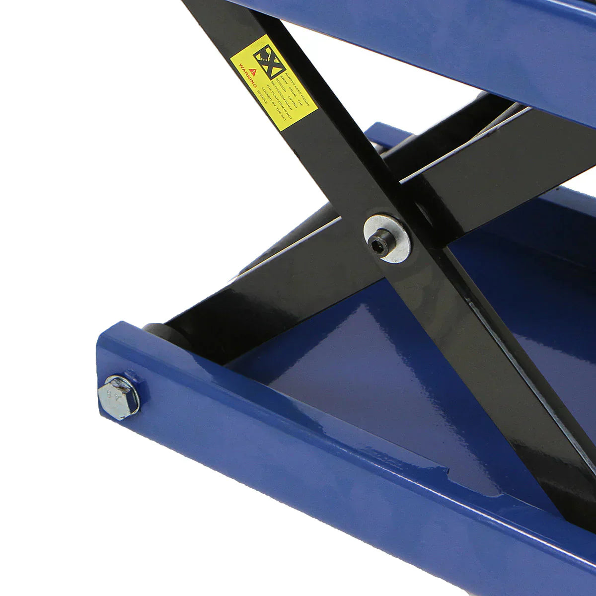 Heavy Duty Motorcycle Jack Center Scissor Lift 1100lbs Dolly Table