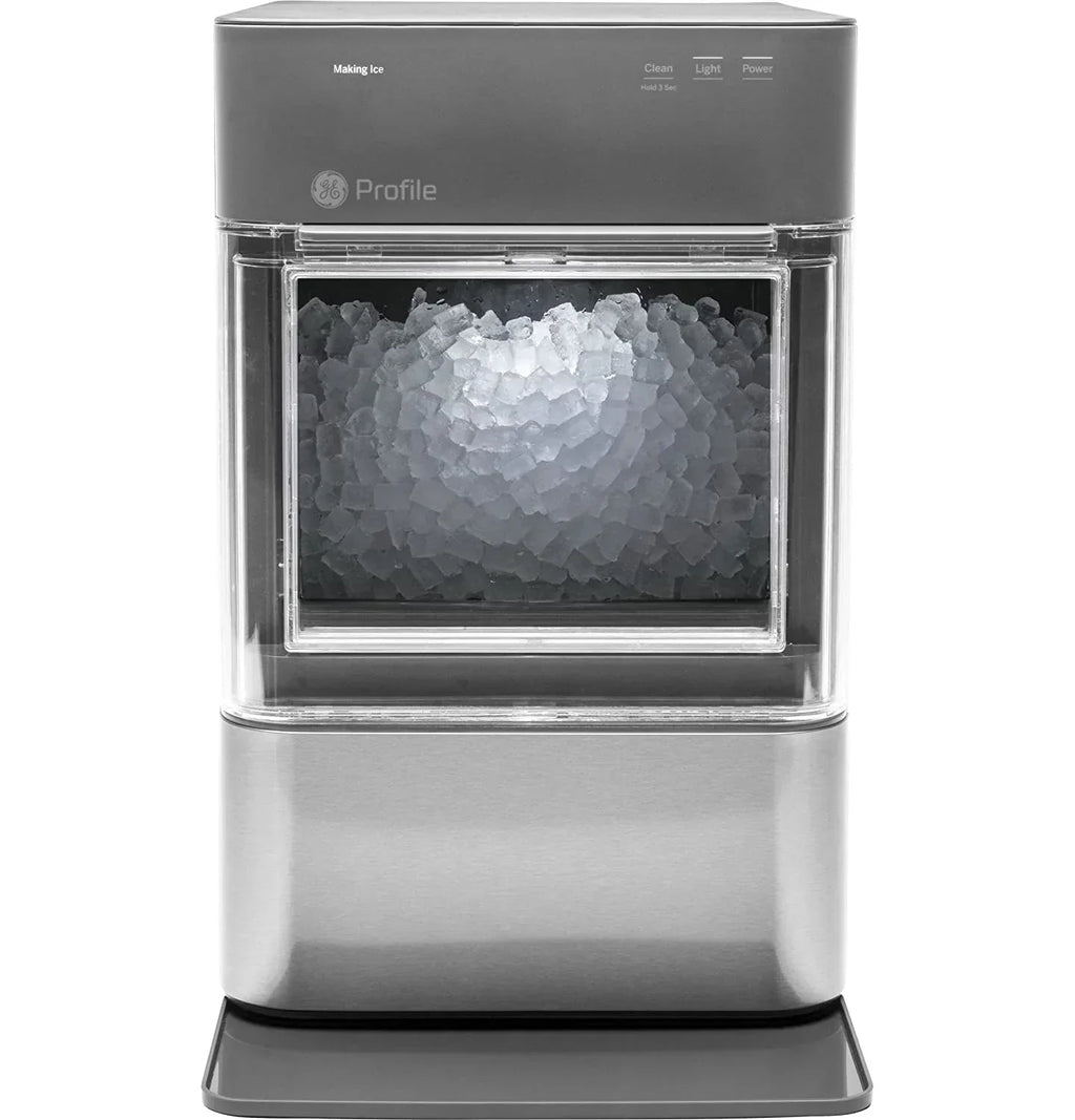 2.0 Countertop Nugget Ice Maker | Ice Machine with WiFi Connectivity | Smart Home Kitchen Essentials | Black Stainless