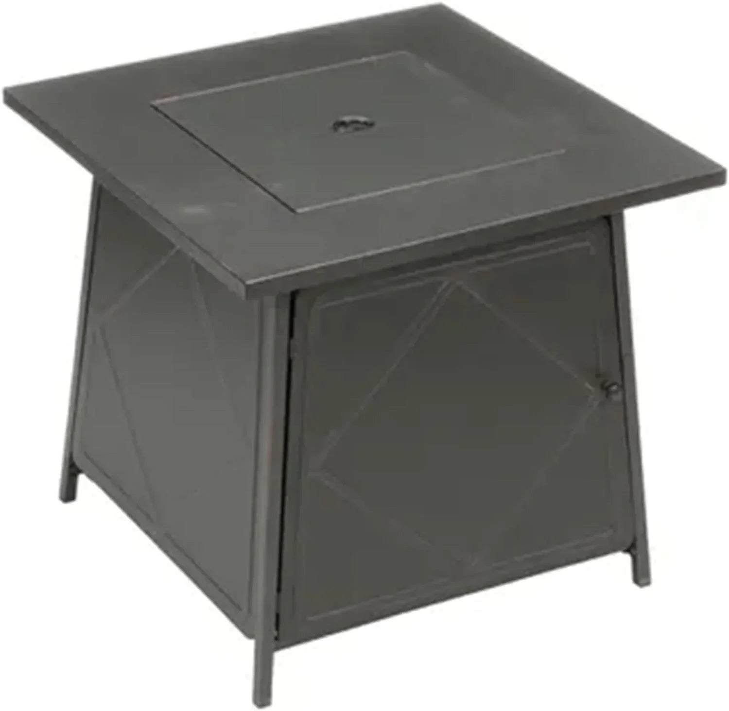 Four Seasons Patio Dual Heat 50,000 BTU Square Gas Fire Pit