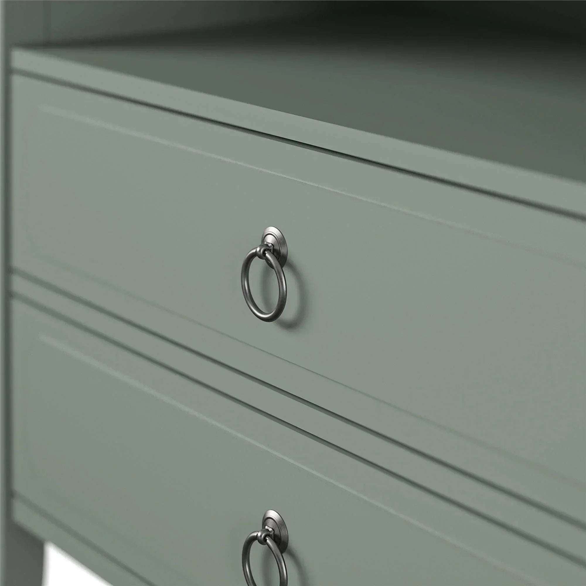 Drawer Nightstand, Green