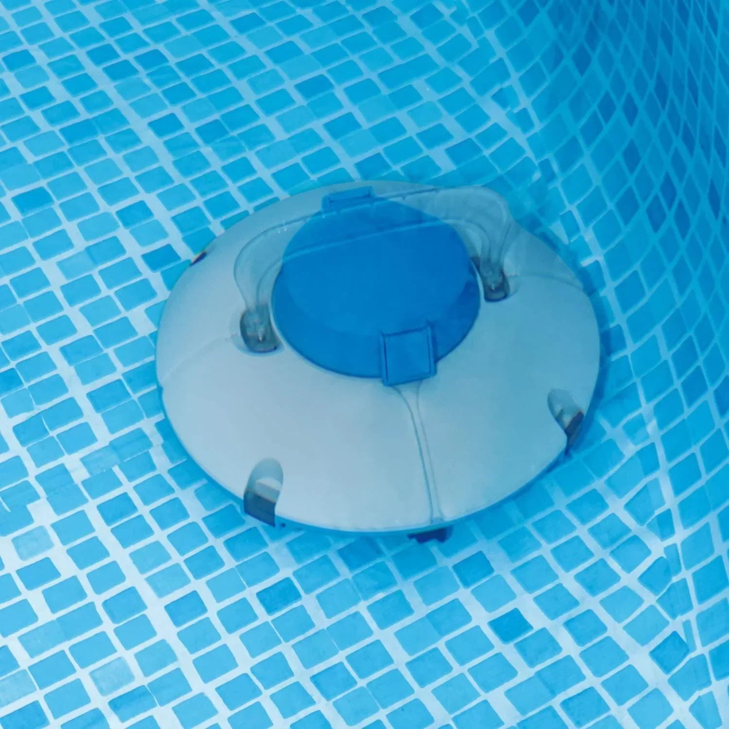 P56000024 Cordless Rechargeable Robotic Above Ground Flat Floor Swimming Pool Water Vacuum Cleaner System