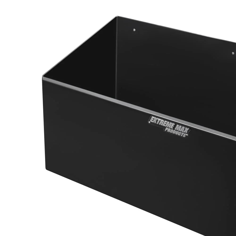 Dual Fuel Jug Holder – Aluminum Design for Two 5 Gallon Jugs, Black Storage Organizer for Trailers & Garages