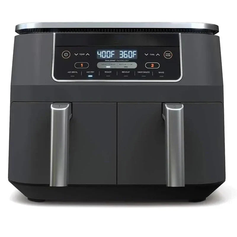DZ401 Foodi 10 Quart 6-in-1 DualZone XL 2-Basket Air Fryer with 2 Independent Frying Baskets