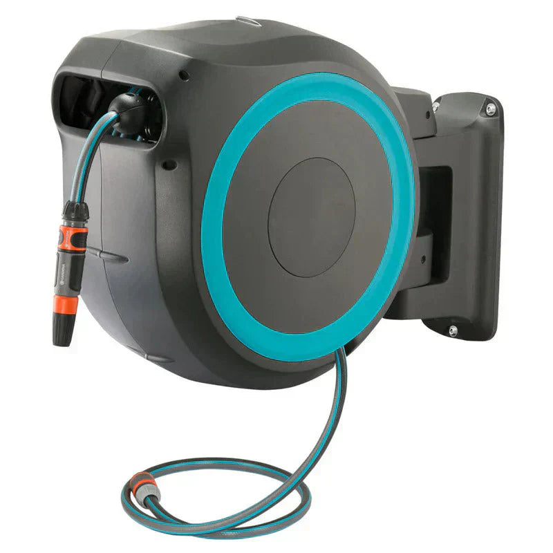 Wall-Mounted 35m (114.8ft) Hose Box with Automatic Roll-Up