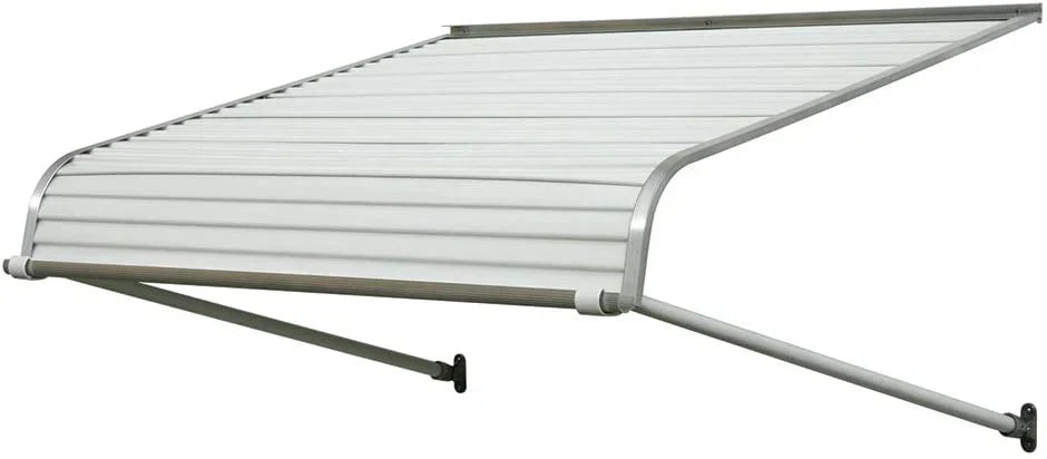 NuImage Awnings 60425 Series 2500 Aluminum Door Canopy with Support Arms