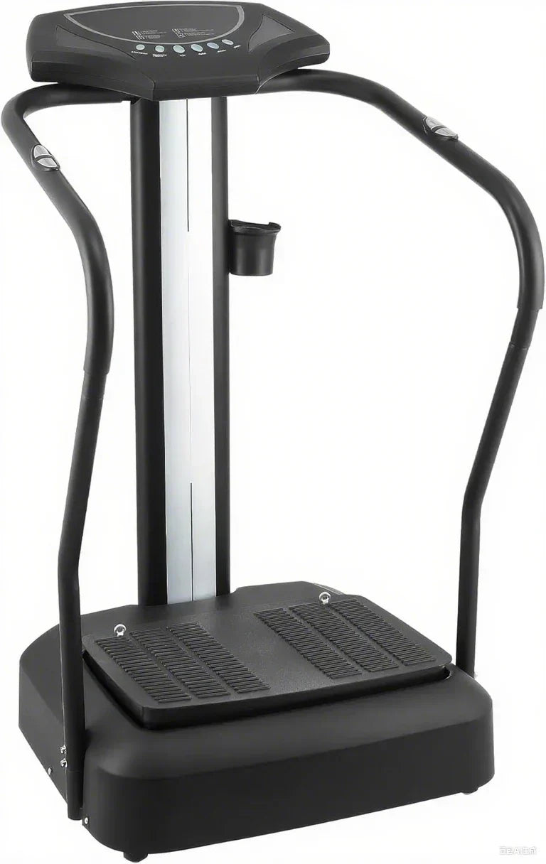 Whole Body Vibration Plate, 500W Vibration Plate Exercise Machine with 99 Levels 3 Preset Modes & 2 Resistance Bands, Training Fitness Vibration Platform Machine for Home Gym with 330lb Capacity