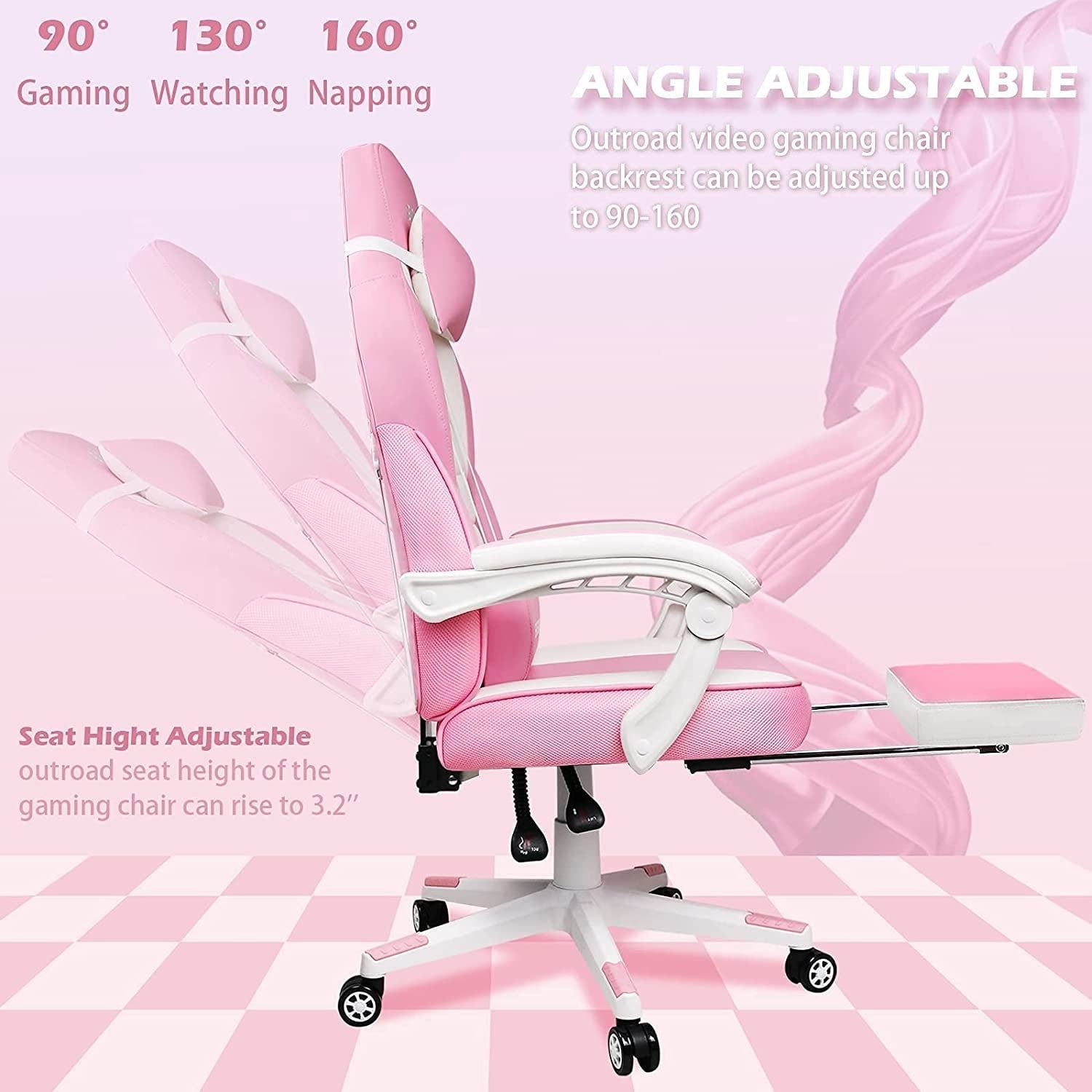 BOSSIN Racing Style Gaming Chair,300 lbs Big and Tall gamer chair High Back Computer Chair