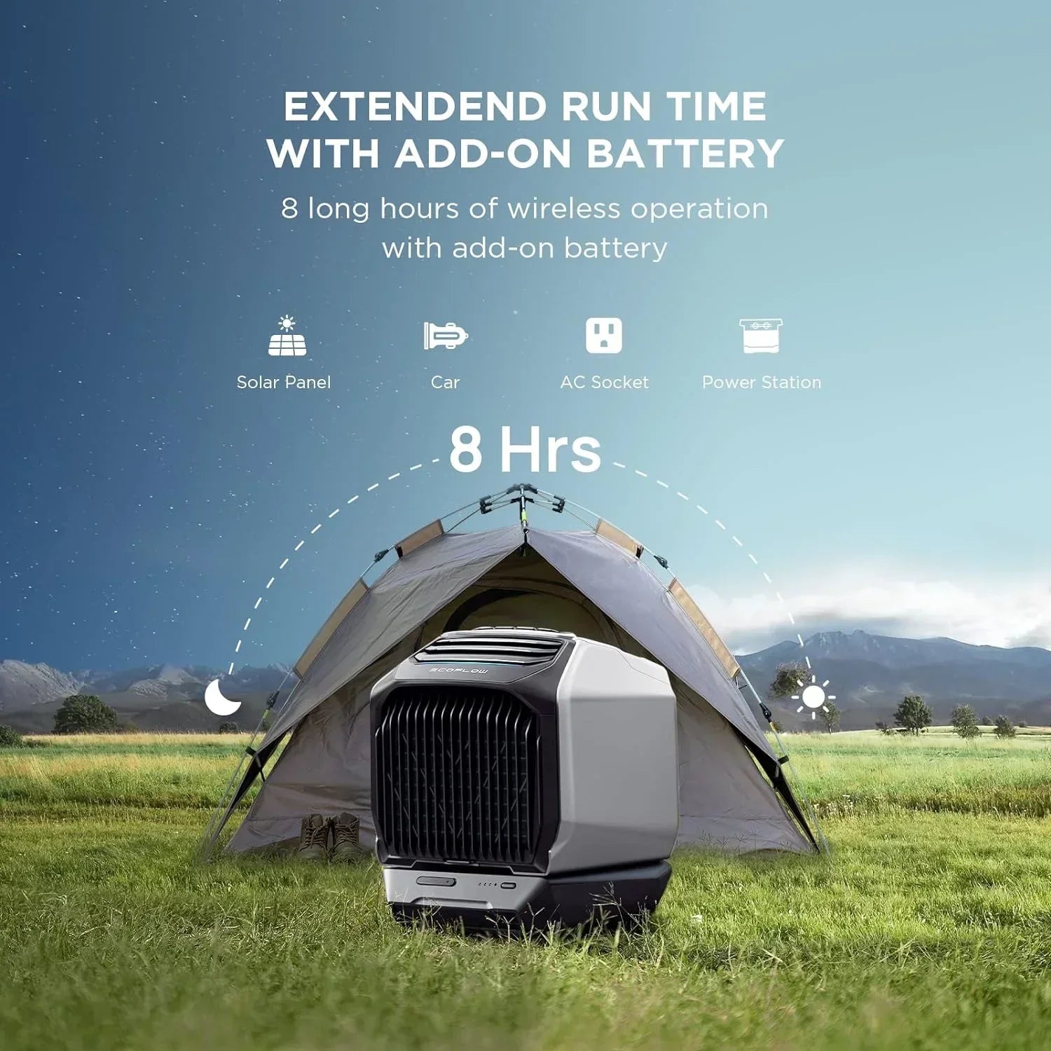 ECOFLOW WAVE 2 1800W Portable Outdoor AC With Heater, 6K BTU (SAK84173)