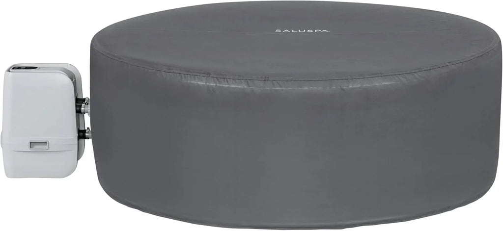 Inflatable Hot Tub Spa (71" x 26") | Portable Hot Tub with 2 Covers (1 Energy-Efficient Thermal Cover and 1 Standard Cover) | Fits Up to 2-4 Persons | Black