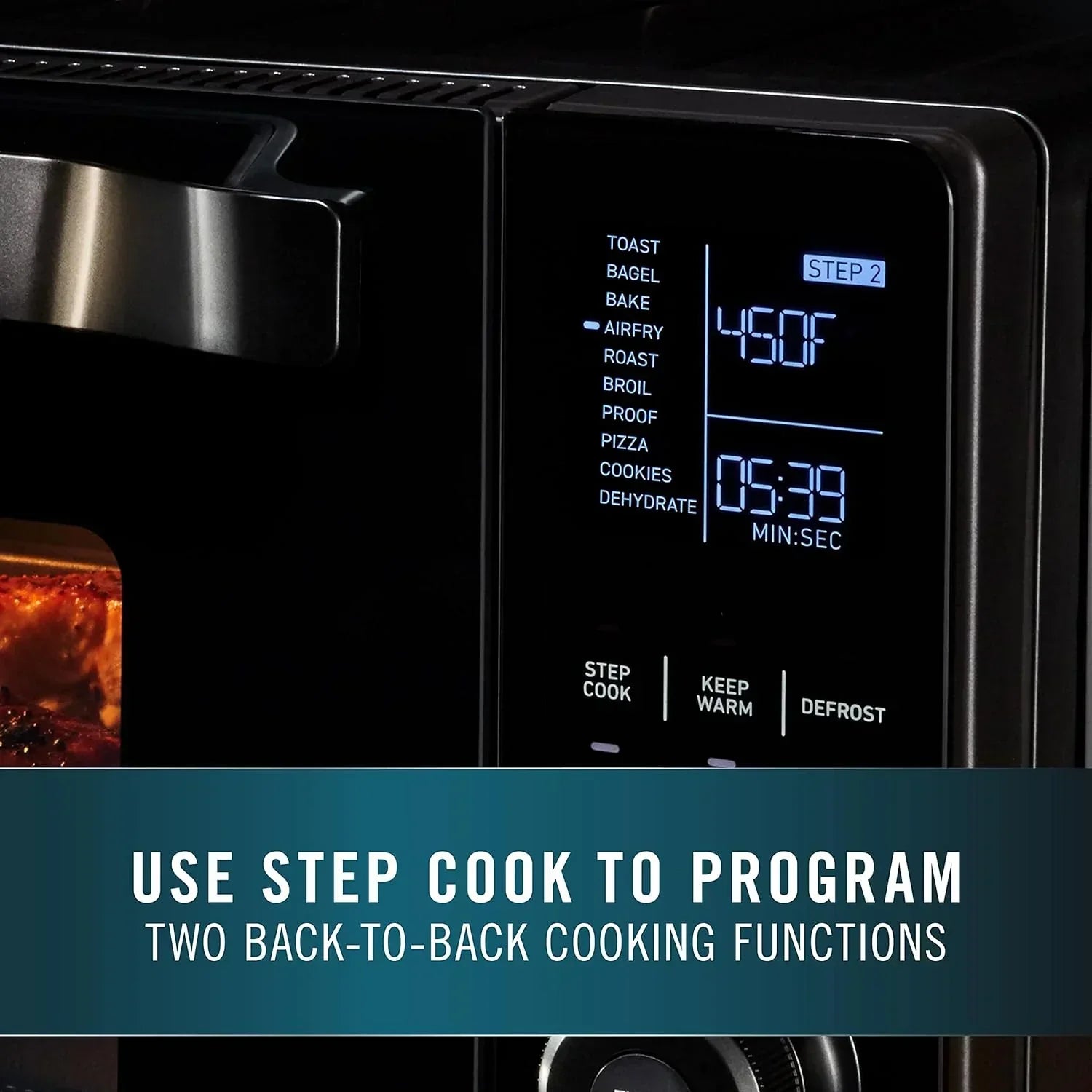 Air Fryer, 11-in-1 Toaster Air Fryer Combo