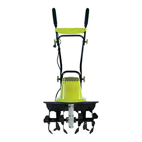 16-Inch 12-Amp Electric Tiller and Cultivator , Green