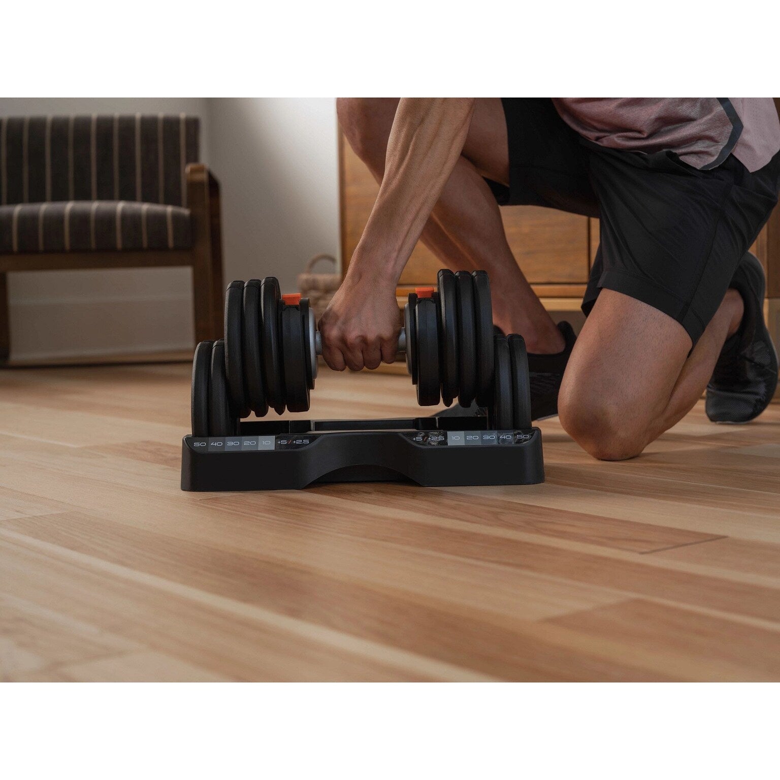 NordicTrack 55 Lb. Select-a-Weight Dumbbell Set