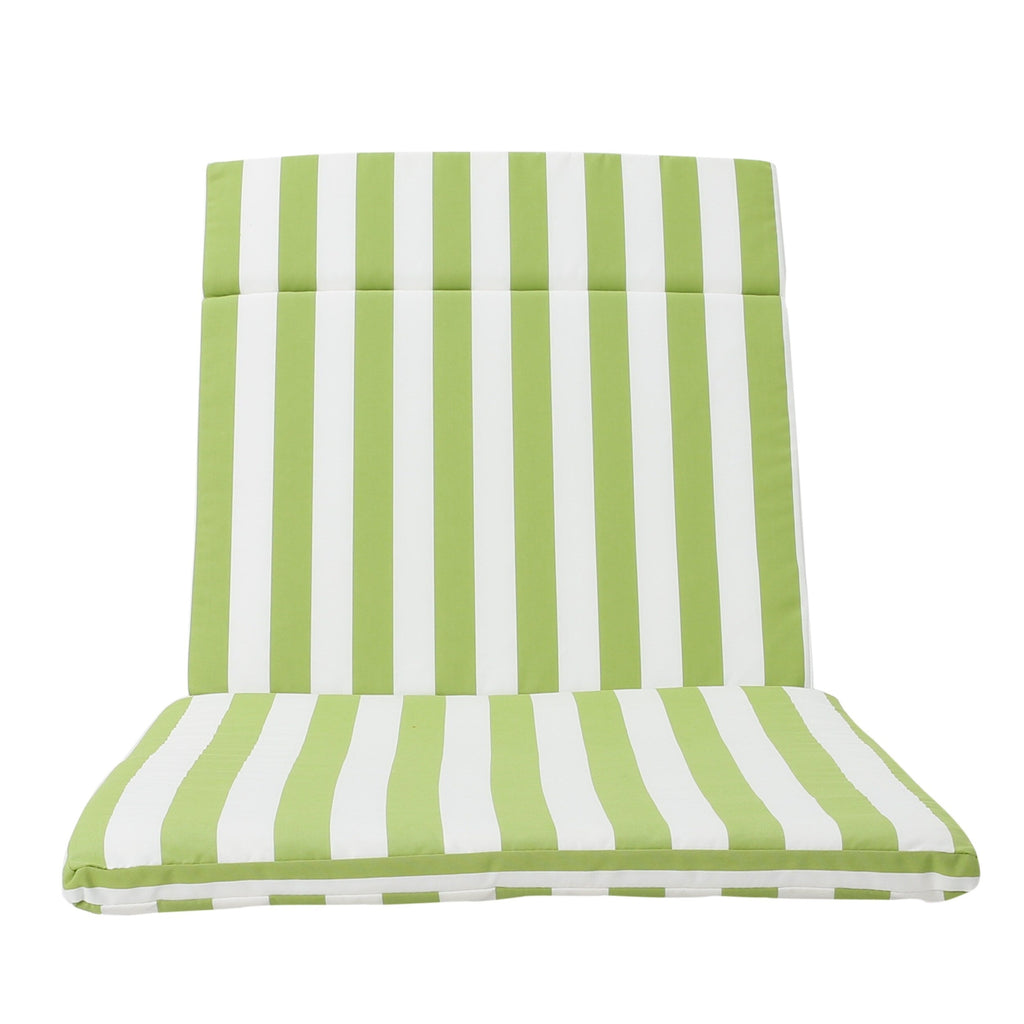 Salem Outdoor Cushion Set for Chaise Lounge - Cushions only (Set of 2) by Christopher Knight Home - 79.25L x 27.50W x 1.50H