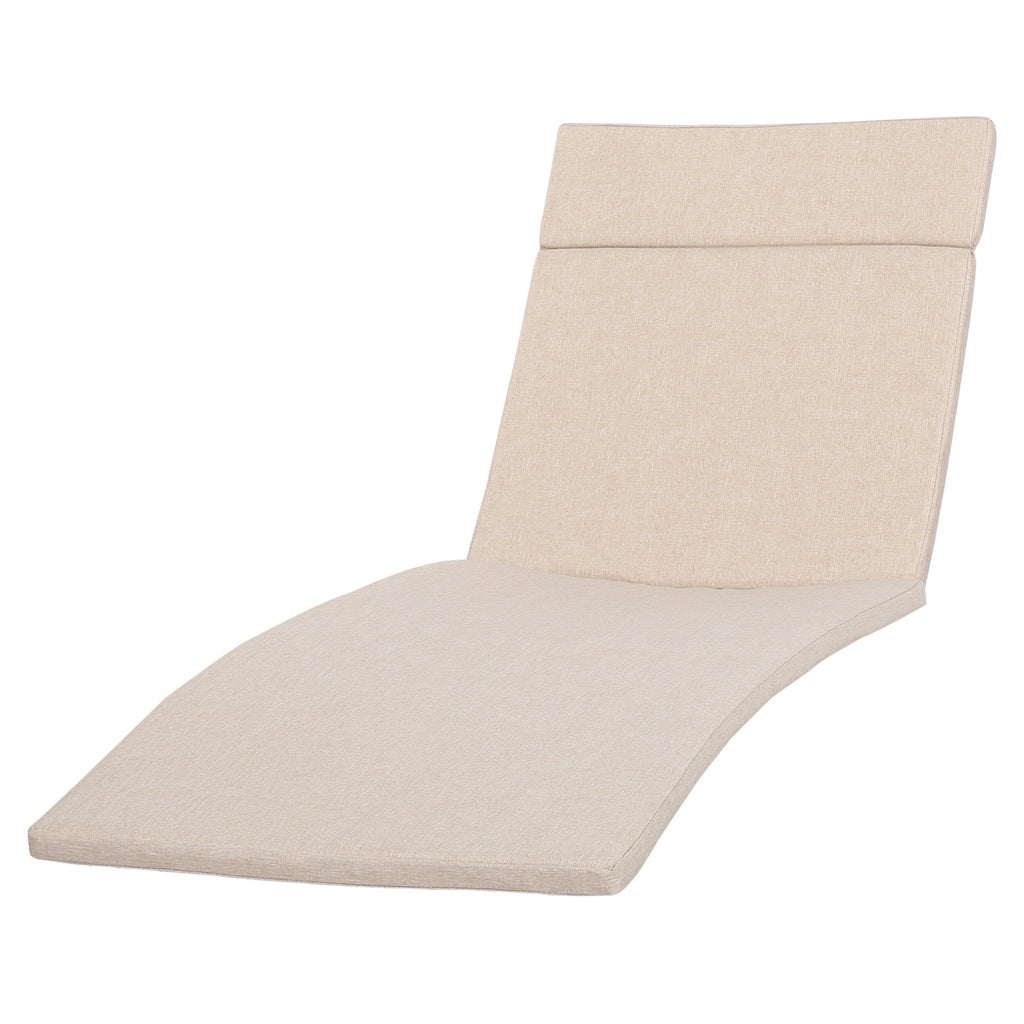 Salem Outdoor Cushion Set for Chaise Lounge - Cushions only (Set of 2) by Christopher Knight Home - 79.25L x 27.50W x 1.50H