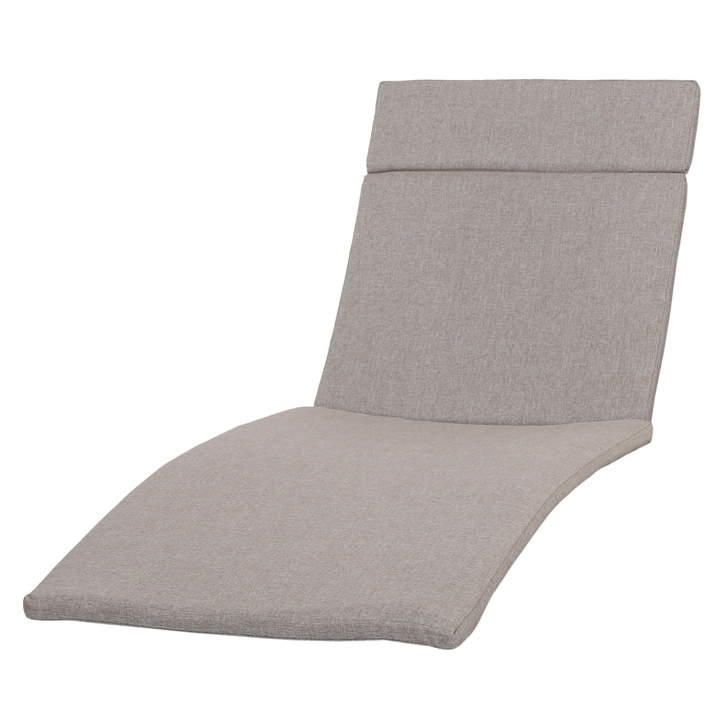 Salem Outdoor Cushion Set for Chaise Lounge - Cushions only (Set of 2) by Christopher Knight Home - 79.25L x 27.50W x 1.50H