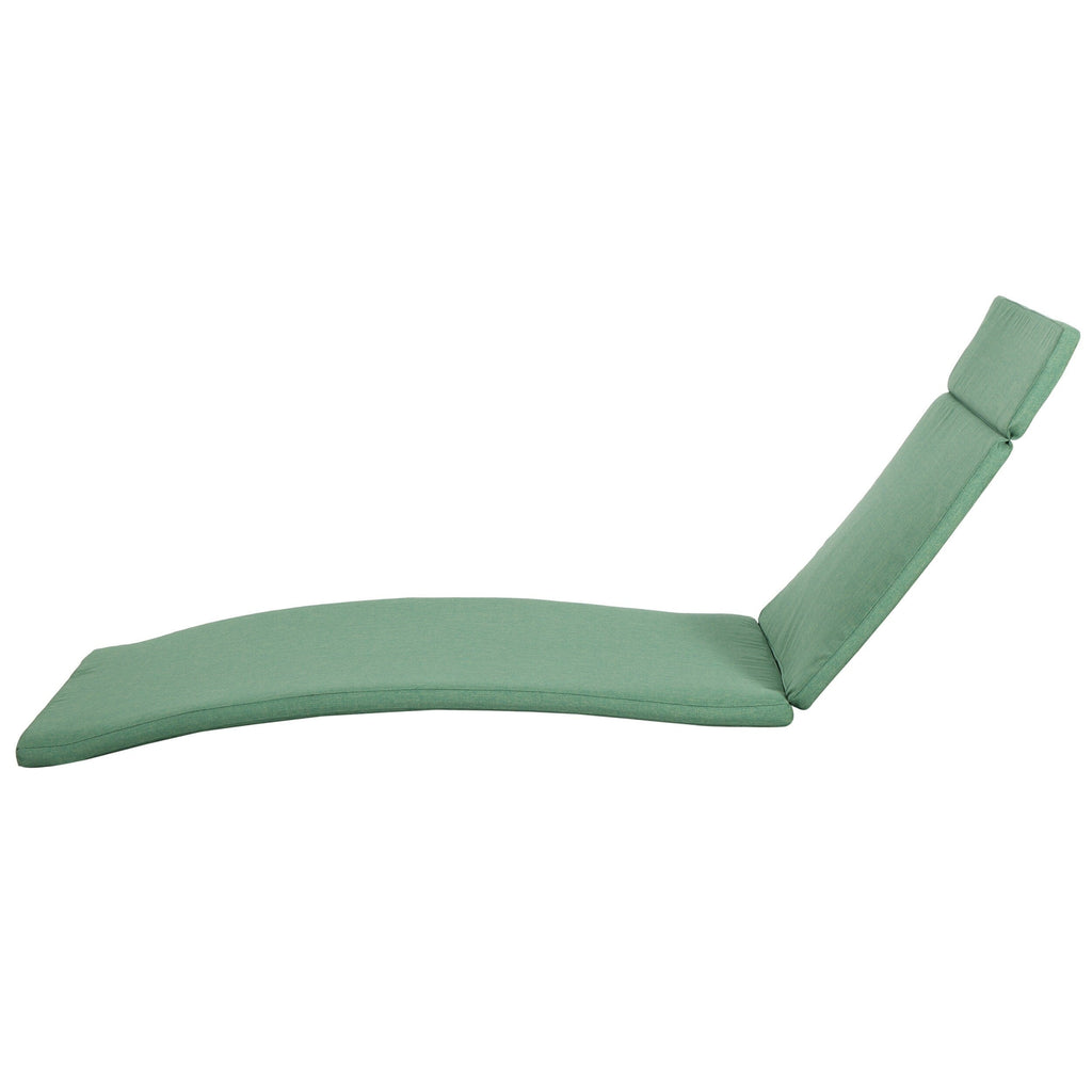 Salem Outdoor Cushion Set for Chaise Lounge - Cushions only (Set of 2) by Christopher Knight Home - 79.25L x 27.50W x 1.50H